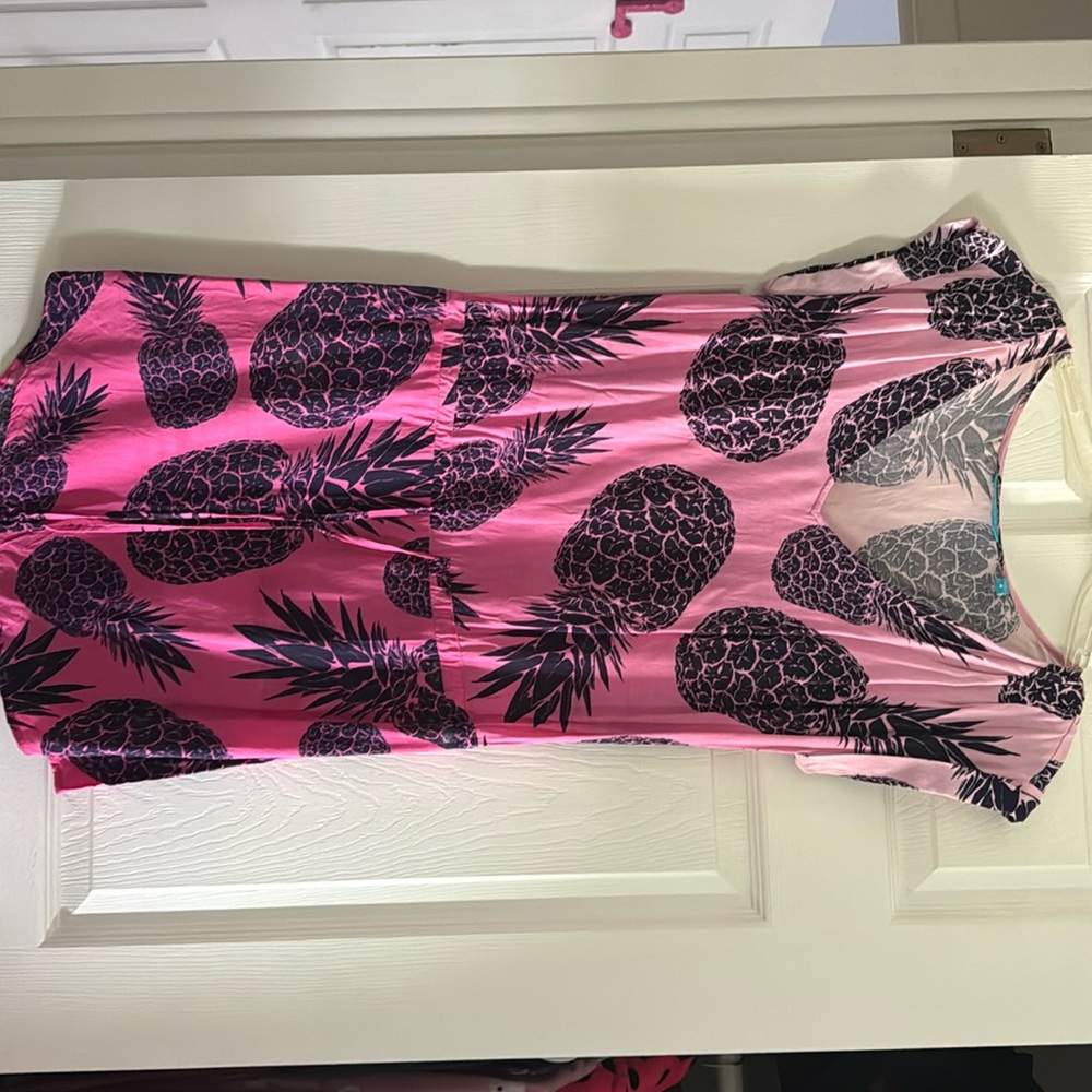 Tori Richard pineapple dress